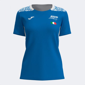 JOMA - T-SHIRT MANICA CORTA DONNA 2ª FED. ITALIA TENNIS E PADEL