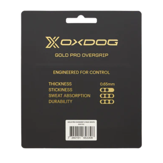Oxdog - Overgrip Gold Pro 3 Pack White