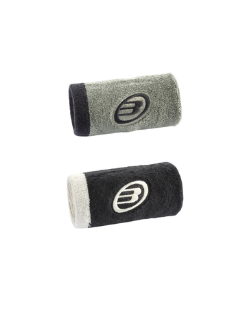 BULLPADEL - Polsini kaki/negro coppia