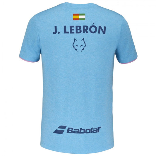 BABOLAT - Maglietta Babolat Crew Neck Tee Lebrón blu