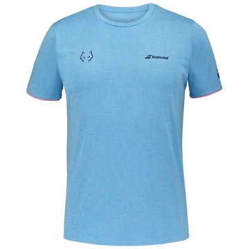 BABOLAT - Maglietta Babolat Crew Neck Tee Lebrón blu