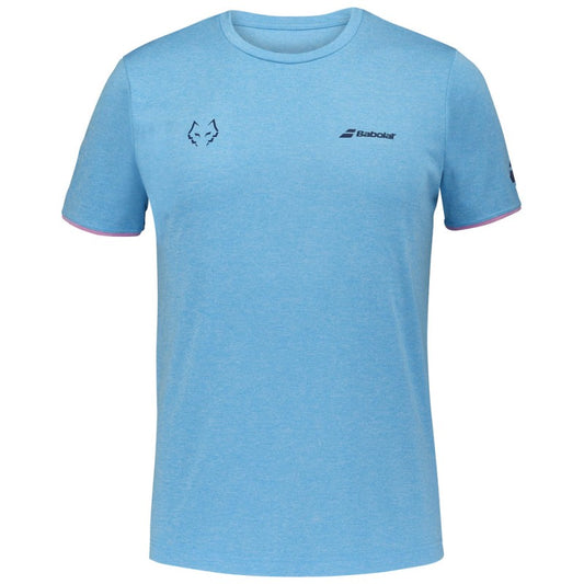 BABOLAT - Maglietta Babolat Crew Neck Tee Lebrón blu