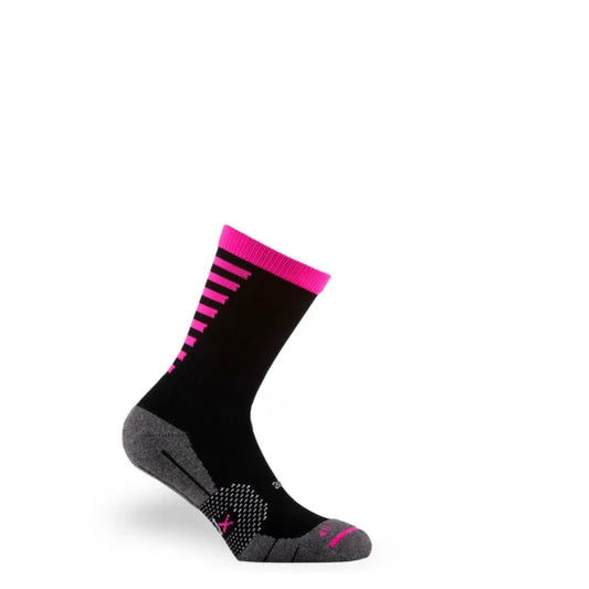 PADEL PRO SOCKS NERO-ROSA
