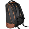NOX - Portaracchette LUXURY OPEN SERIES nero/marrone