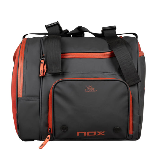 NOX - Portaracchette LUXURY OPEN SERIES nero/rosso