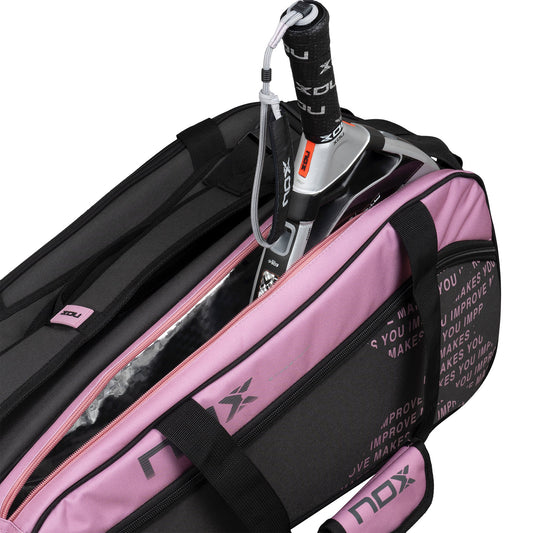 NOX - Portaracchette STREET SERIES grigio/rosa